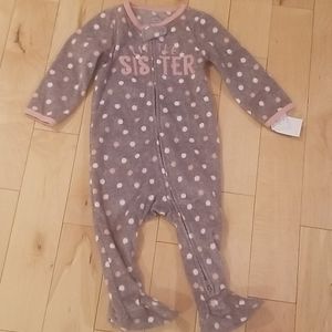 Carter's Little Sister Fleece Footies